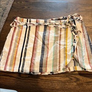 Beautiful Free People striped skirt with shorts NWT Size 4